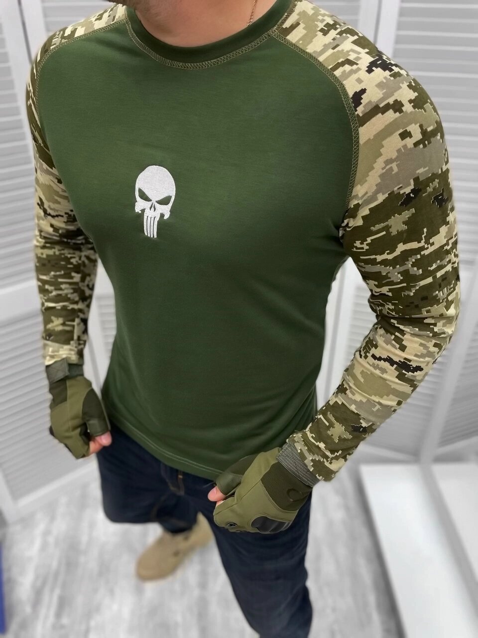 Армійська футболка Punisher від компанії Intermarket - фото 1