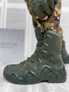 Берці високі тактичні LOWA Zephyr GTX High Олива! Берці тактичні ЛОВА хакі олива! Мембрана GORE-TEX! Демісезон!