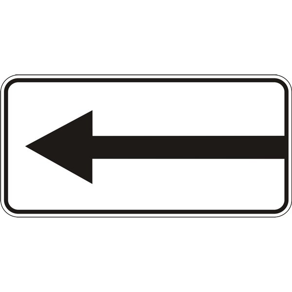 Дорожній знак 7.3.1 - Напрямок дії. Таблички до знаків. ДСТУ 4100: 2002-2014. від компанії Intermarket - фото 1