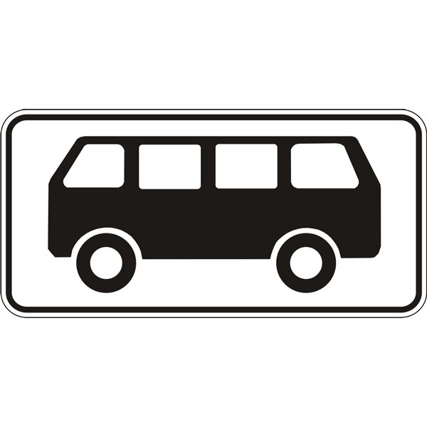 Дорожній знак 7.5.4 - Вид транспортного засобу. Таблички до знаків. ДСТУ 4100: 2002-2014. від компанії Intermarket - фото 1