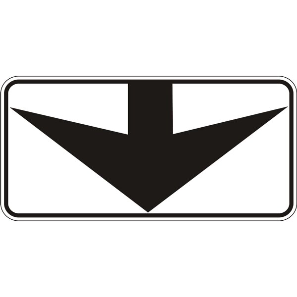 Дорожній знак 7.9 - Смуга руху. Таблички до знаків. ДСТУ 4100: 2002-2014. від компанії Intermarket - фото 1