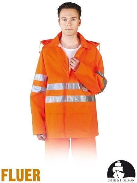 Куртка непромокаючий зі світловідбиваючими стрічками LH-FLUER-J P від компанії Intermarket - фото 1