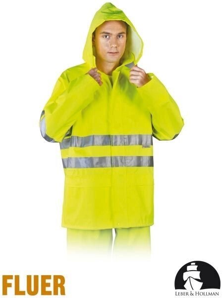 Куртка непромокаючий зі світловідбиваючими стрічками LH-FLUER-J Y від компанії Intermarket - фото 1
