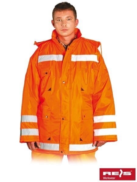 Куртка зимова з відбивають смугами для шляховиків K-ORANGE від компанії Intermarket - фото 1