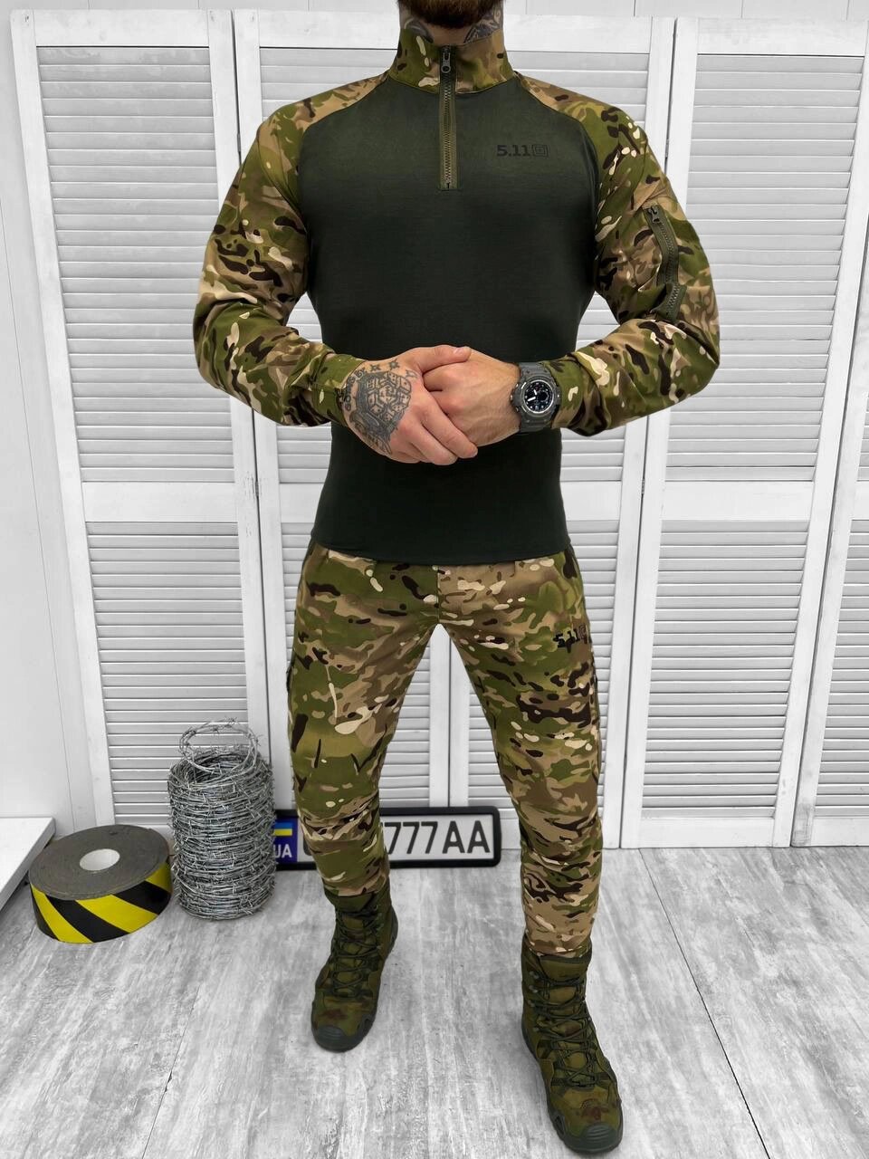 Літній тактичний костюм 5.11 мультикам bravo ДШ7640 від компанії Intermarket - фото 1