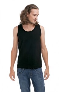 Майка чоловіча чорна ST2800 TANK TOP MEN. бавовна 100%гурт і роздріб.