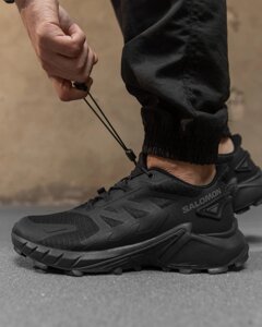 Чоловічі термо кросівки Salomon gore-tex black НП4868