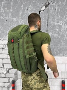 Рюкзак парамедика. Рюкзак для військового лікаря. Колір хакі ВТ6815