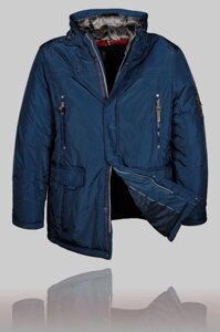 Зимова куртка Чорний вініл (927-2) 56