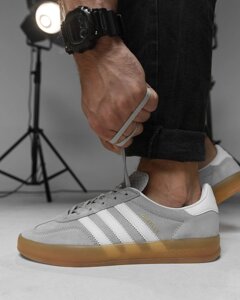 Чоловічі кросівки adidas gazelle grey НП4914