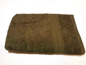 Рушник махровий 40х70 (колір темно-оливковий)