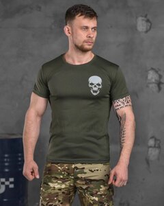 Тактична футболка потовідвідна Odin oilva skull ВТ6775