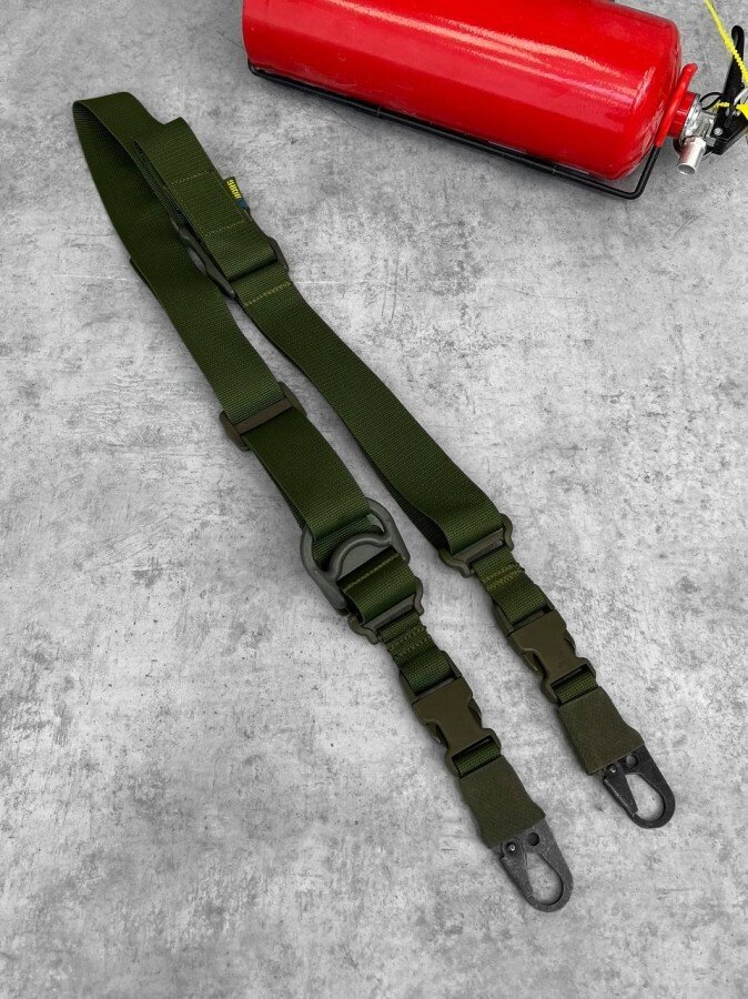 Ремінь 2-точковий олива gun sling з пряжкою швидкого регулювання (8030) ВТ7447 від компанії Intermarket - фото 1