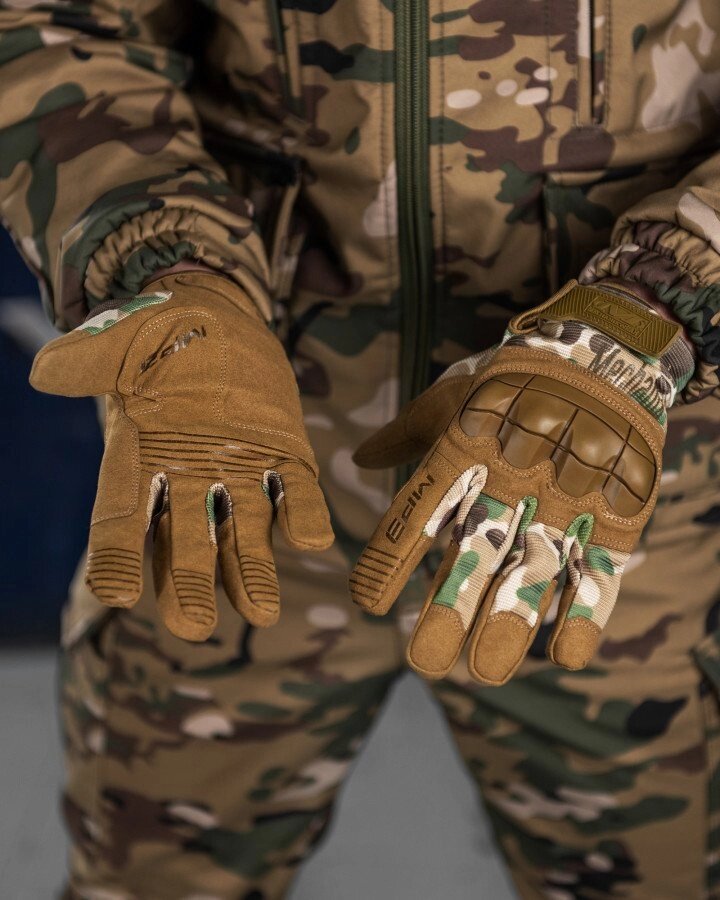 Рукавички тактичні Mechanix M-Pact 3 з кісточками Мультикам BKA ВТ4924 від компанії Intermarket - фото 1