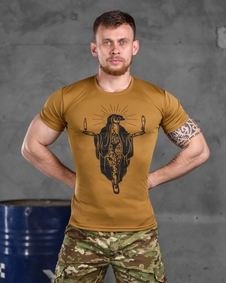 Тактична футболка потовідвідна Odin кайот madonna ВТ6570 від компанії Intermarket - фото 1