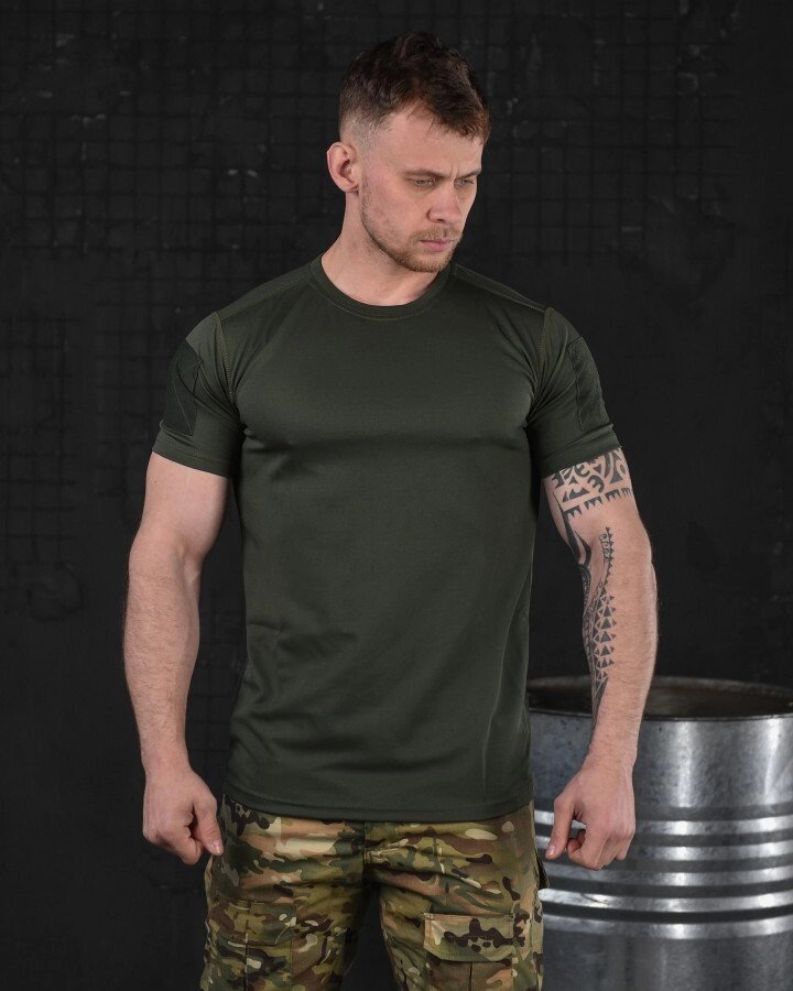 Тактична футболка потовідвідна oliva dexter ВТ6706 від компанії Intermarket - фото 1