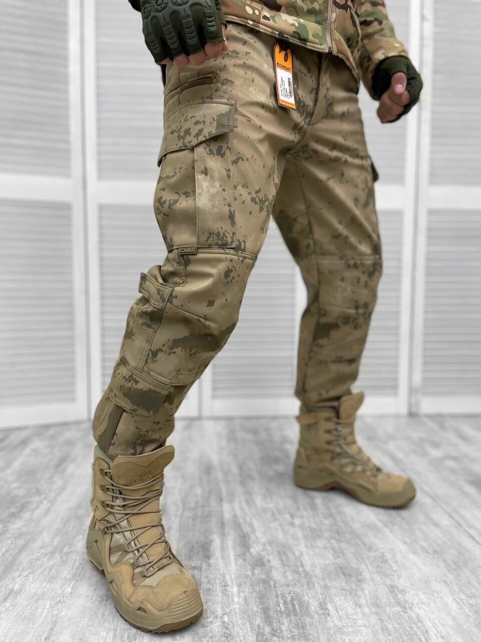 Тактичні штани мультикам COMBAT sand 27-2! від компанії Intermarket - фото 1