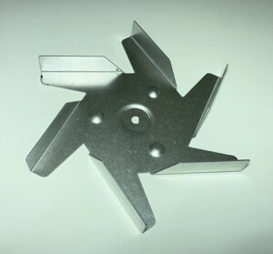 Крильчатка вентилятора для духовки Electrolux (метал.) D = 160 mm d відв. 6mm 3530457013