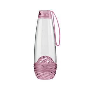 Пляшка для подорожей Guzzini з фруктовою водою H2O 750 мл Рожева (11640159)