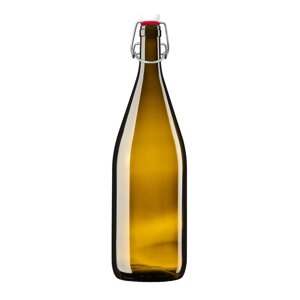 Пляшка для вина із бугельною пробкою 1,5 л. burgundi Mazhura скло зелений (mz727753)