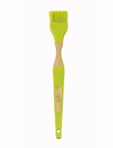 Gipfel пензлик кулінарна ова bellavista 31см. матеріал: бамбук. колір ручок: зелений силікон салатовий (2025)