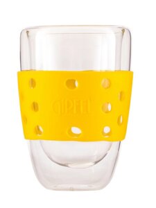 Gipfel склянка скляна luminossi з подвійними стінками 300мл з силіконовим тримачем. матеріал: боросилікатний . колір: