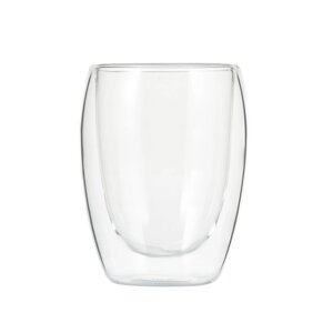 Gipfel werner набір із двох скляних склянок linee з подвійними стінками 320мл. матеріал: боросилікатне скло