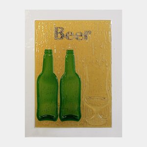Картина зі скла mazhura beer 46*35 см скло різнокольоровий (mz710721)