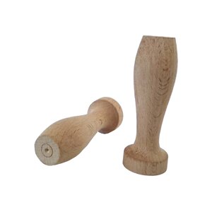 Набір з двох ручок дерев'яних 8,5 см Mazhura вільха дерев'яний (mz686402)