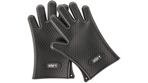 Силіконові рукавички для гриля чорні. Weber (7017)