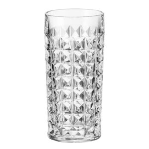 Склянки для соку 6 шт diamond Bohemia богемское скло метал прозорий (8059)
