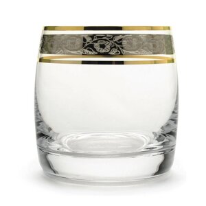 Склянки для віскі 6 шт. ideal 290 мл Bohemia скло прозорий / золотий (1626)