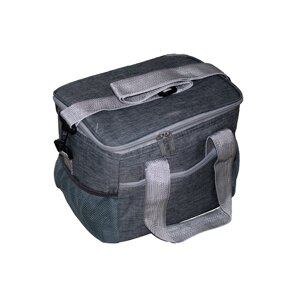Термо-сумка для пікніка 11л Mazhura текстиль сірий (mz1089)
