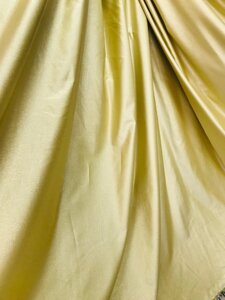 Шторная ткань однотонная, золотого цвета