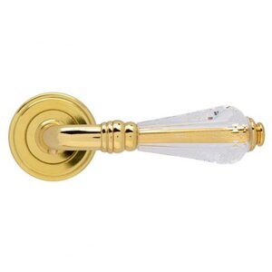 Ручка MARIANI CRYSTAL S/B OLV swarovski латунь полірована