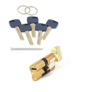 Серцевина замка APECS Premier XR-80 (35х45С)-C15-G золото з вертушкою
