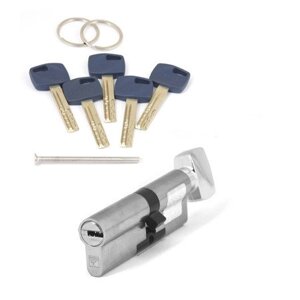 Серцевина замка APECS Premier XR-80 (35Сх45)-C15-Ni нікель із вертушкою