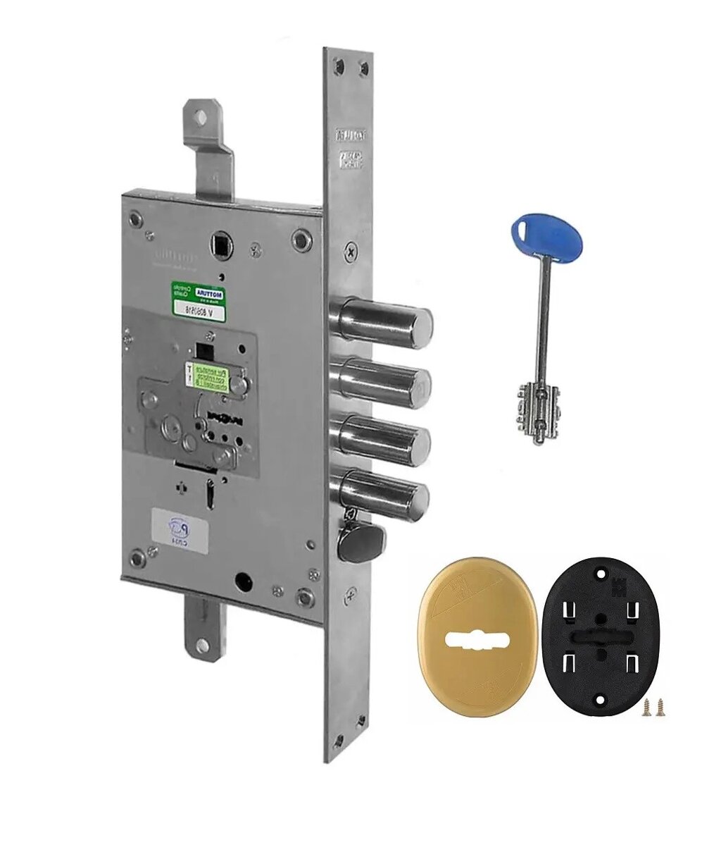 Замок врізний сувальдний MOTTURA 52. J771 My Key з накладками від компанії Інтернет-магазин "HOZ-DOM. COM. UA" - фото 1