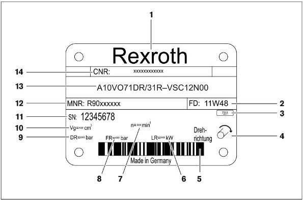 Bosch Rexroth A10VO - A10VO28ED72-52L-VSC12N00T гидронасос аксиально-поршневой