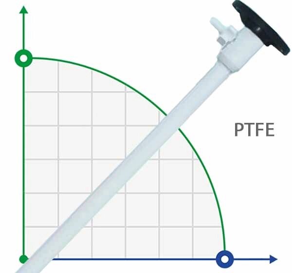 1200 мм, PTFE насосна частина (труба) до насоса для бочок від компанії BTS-ENGINEERING - фото 1