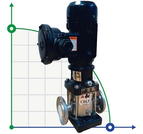 CDLF 4-100, AISI 316, Ex насос погонів багатоступінчастий вибухозахищений від компанії BTS-ENGINEERING - фото 1