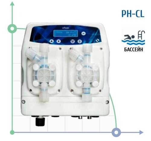 Cтанція дозування та контролю для басейнів eTwin PDE 0206 Cl-pH від компанії BTS-ENGINEERING - фото 1