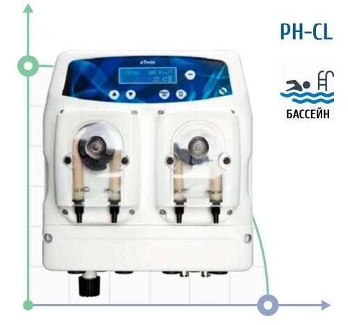 Cтанція дозування та контролю для басейнів eTwin PDP 0101 Cl-pH від компанії BTS-ENGINEERING - фото 1