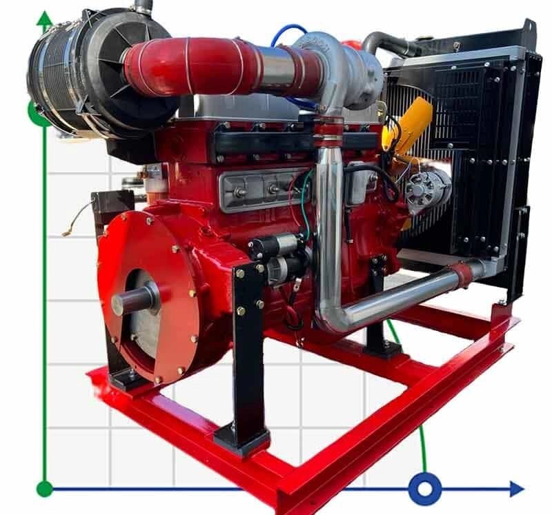 Дизельний двигун для насосних станцій PD 6102TL 165kW, 3000rpm з ВОМ від компанії BTS-ENGINEERING - фото 1