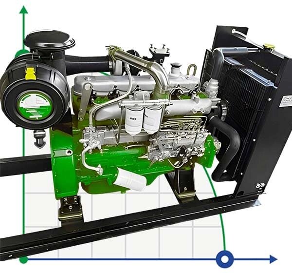 Дизельний двигун PD 6126T, 200kW, 3000rpm з валом відбору потужності від компанії BTS-ENGINEERING - фото 1