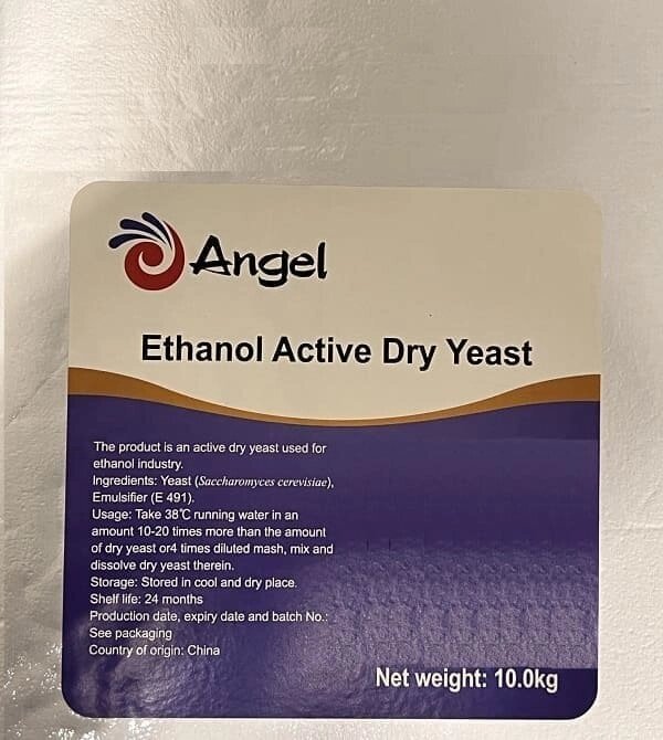 Дріжджі спиртові Angel Ethanol Active Dry Yeast, упаковка - 10 кг від компанії BTS-ENGINEERING - фото 1