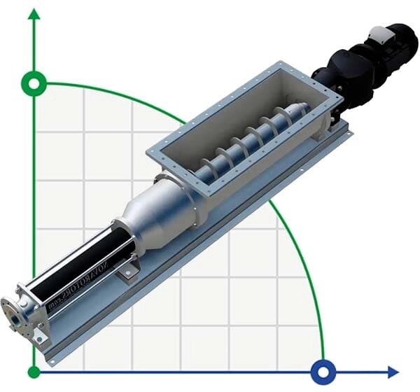 Гвинтовий насос для перекачування силосу Nova Rotors JHS-T, D020, 05K2, 2.5m3/h, 120m,1400rpm від компанії BTS-ENGINEERING - фото 1