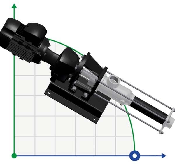 Гвинтовий насос Nova Rotors DN 05K2 з механічним регулюванням Motovario TXF 010 і мотор-редуктором від компанії BTS-ENGINEERING - фото 1