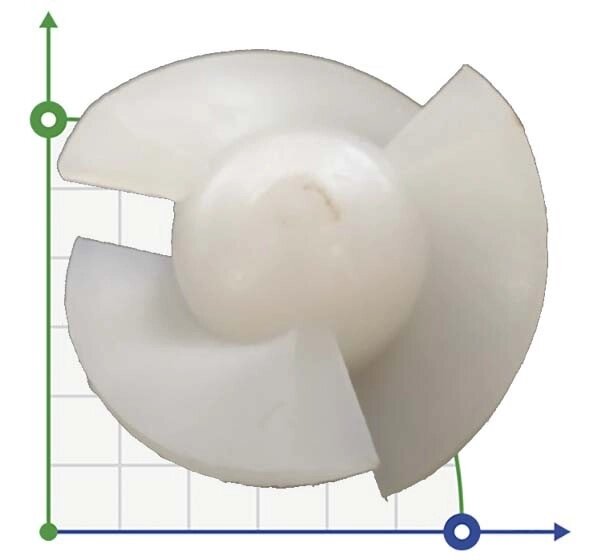 Імпеллер (робоче колесо) до насосної частини бочкового насоса від компанії BTS-ENGINEERING - фото 1