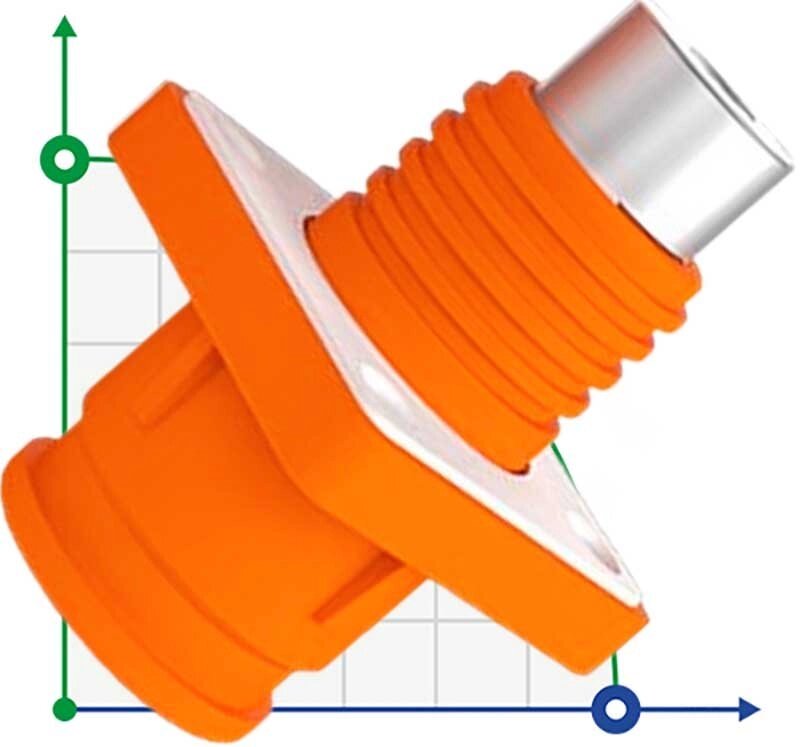 JC-CN14-S-01-LM Роз’єм гніздо для для акумулятора 350A /400A/450A,1500V DC, оранжевий від компанії BTS-ENGINEERING - фото 1